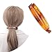 Aeyistry 2 Pcs Banana Hair Clips,Banana Combs Clip for Ponytail Holder Girls and Women(Black,Brown)