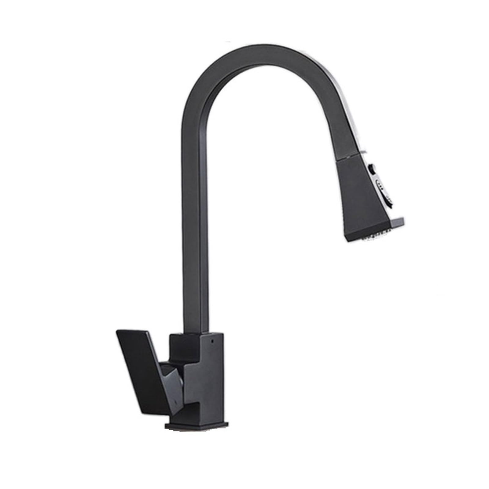 Robinet de cuisine à capteur extractible sans contact avec douchette rotative