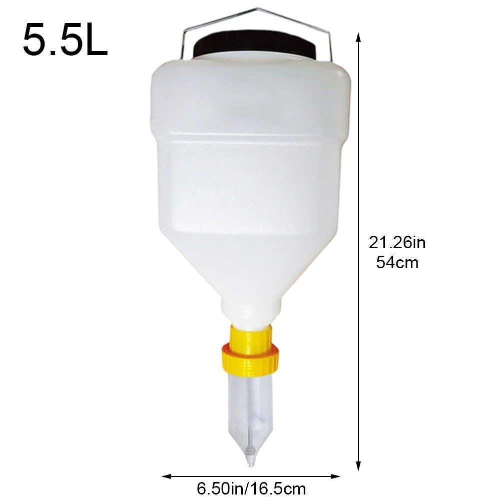 Dispenser per Salse Appendere, Bottiglia Vuota di Ketchup 5,5 L, per Barbecue, Ristorante, Sciroppi, Salse, Senape