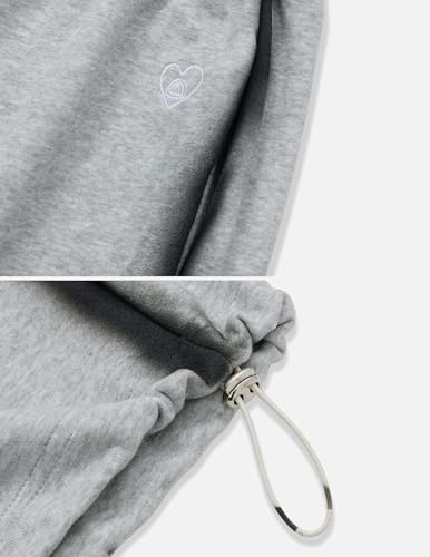 Aelfric Eden Wide Leg Sweatpants Women Baggy Graffiti Heart Lounge Pants with Pockets4