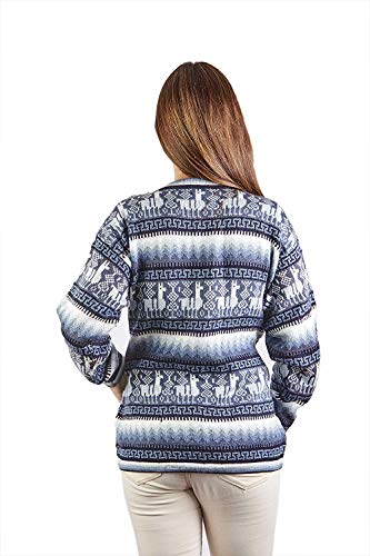 Alpaca Wool Sweater & Cardigan | Warm & Soft Alpaca Wool Fair Isle Sweater3