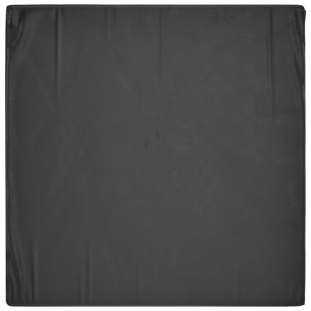 Copertura per mobili da giardino, 2 pezzi, 125 x 125 x 75 cm, quadrati | polietilene, leggero, facile da pulire, con occhielli in alluminio e corda, facile da piegare