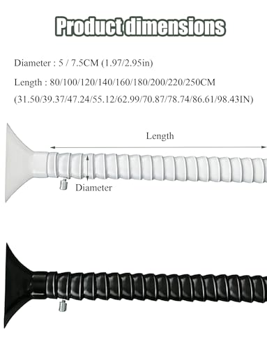 Ventilation d'établi efficace avec le bras d'extraction réglable de 160 cm