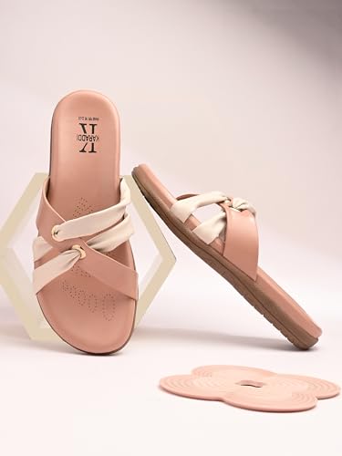 Image of Karaddi Doctor Sandals for Woman | Flats Women Stylish | Womens Sandals Flats | Slippers Orthopedic Footwear for Women Stylish Flat Sandal | Flat Fashion Sandal