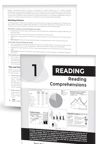 Image of Educart CBSE Class 11 English Core Question Bank 2026-27 | Based on 2027 Syllabus | Chapter-wise PYQs, Extract-Based, Case-Based Qs, Writing Skills & Grammar