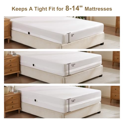 Fitted Sheet Only Queen with Dual Straps and Buckles 1000 Thread Count - image 6