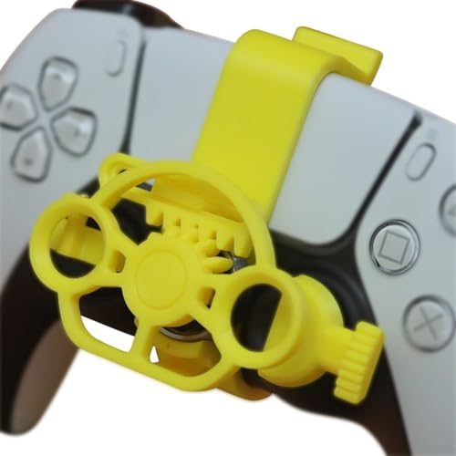 Marchfunny Volant compact 3D pour manette de jeu de simulation PS5 25,4 x 16,55 x 17,8 cm (vert) – vue 3