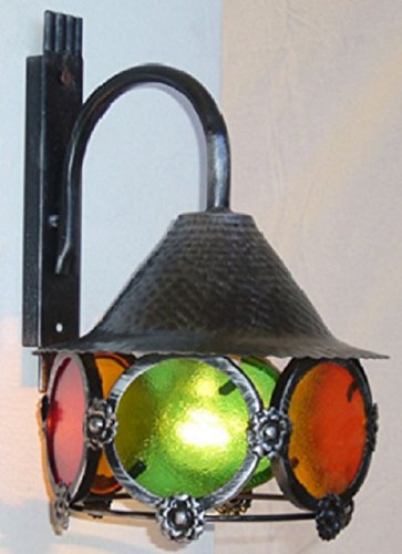 Farol de pared «COLORI» de hierro forjado APPLIQUE LM8