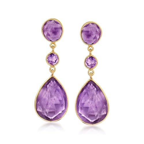Ross-Simons 24.50 ct. t.w. Amethyst Drop...