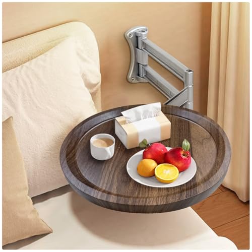 EHERDM Wall Mounted Folding Table Bedside Collapsible