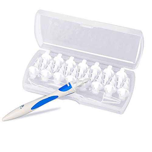 ETMURY Limpiador de Oídos, Herramienta de Eliminación de Cera del Oído con 16 Puntas de Silicona Extraíbles, Para Bebés, Jóvenes y Adolescentes Adultos