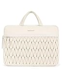BAGSMART 15.6-16 Inch Laptop Case, Padded Laptop Bag Sleeve for MacBook Pro, Shockproof MacBook Case Laptop Cover Compatible for Dell HP Lenovo Asus Acer, Beige
