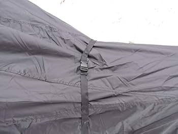 COOSOO Housse De Motoneige Imperméable Et Remorquable Pour Machine à Neige - Protection Contre Les UV - Ajustement Universel - Avec Cordon élastique - Taille XL - Noir