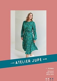 Atelier Jupe Sewing Pattern Sienna Winter Dress Dresses UK Sizes 6-22