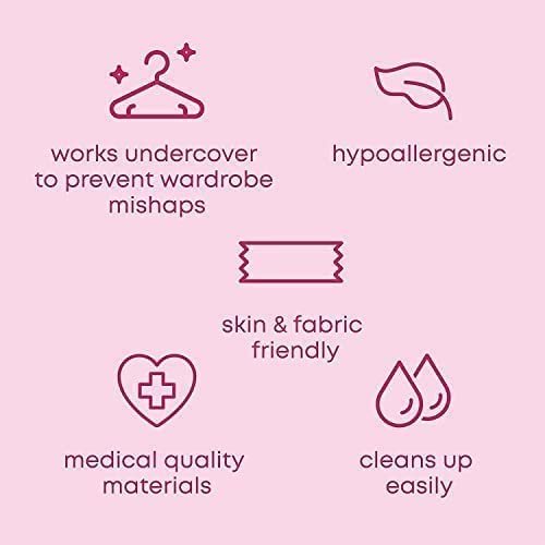AZRMOH Dressing Tapes For Clothing Cloth Tape for Women | Clothing Bra Strip Bikini Tape Body Clothing Stickers All Day Strength Tape Adhesive Gentle On All Skin And Fabrics 72 Strips 2