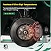 Set of 2 Rear Driver and Passenger Disc Brake Caliper Assembly Replacement for Volkswagen Golf Beetle Audi A3 TT