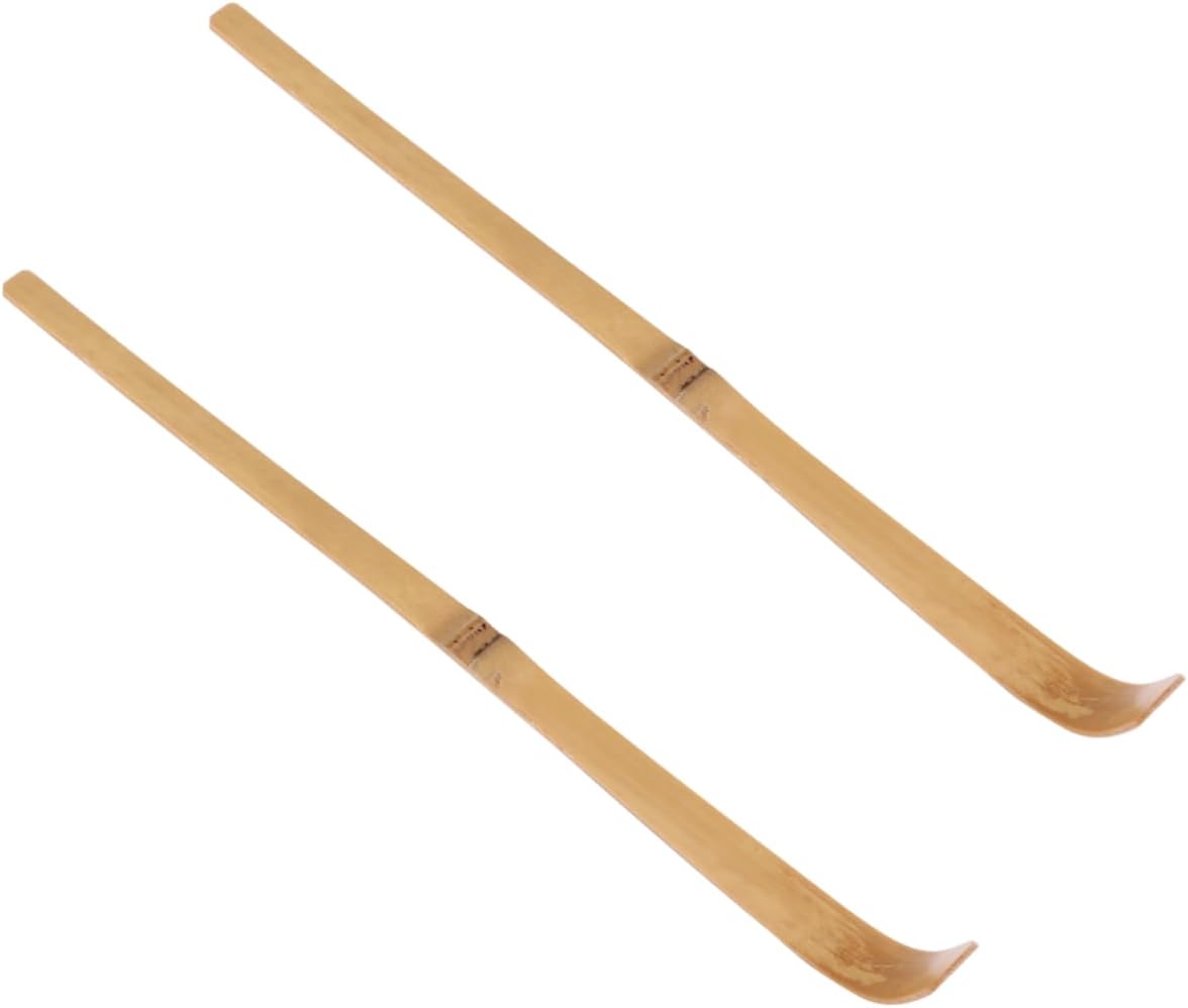 Kichvoe 2 Pcs Matcha Tea Scoop Small Lightweight Tea Leaf Shovel and Home Use Accessories