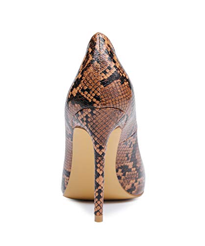 Image of Castamere Womens High Heels Pointed-Toe Slip-on Stilettos Pumps 4Inch Heel Shoes