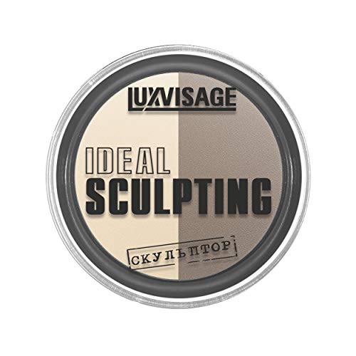 Luxvisage Contouring Highlighting Ideal Sculpting Powder Make-Up Pallette for All Skin Types 9 gr (color 2 (vanilla cappuccino))