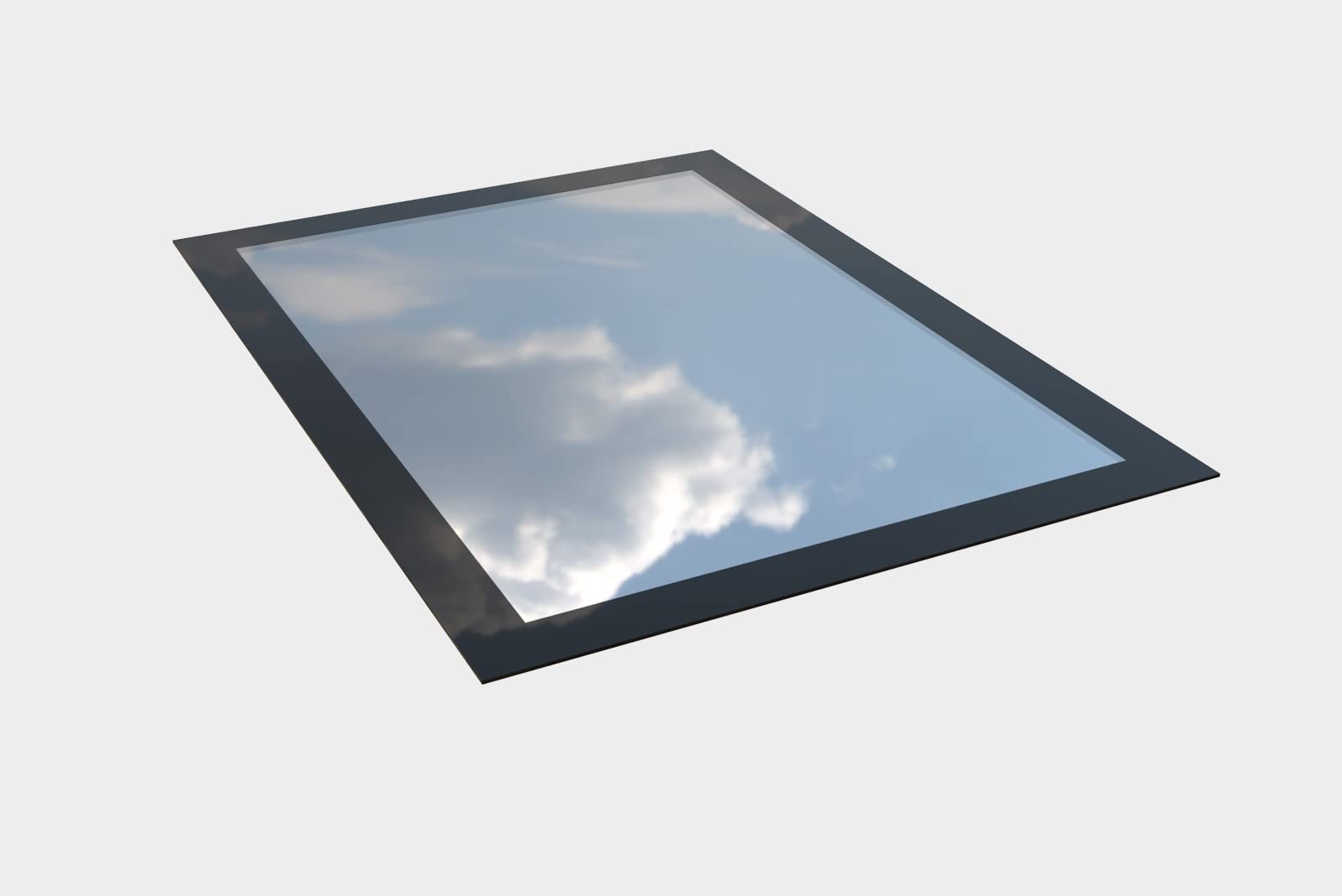 Skylight 1000 x 1500 mm Triple Glazed Rooflight Window Toughened Glass