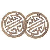 Décoration intérieure : le motif sculpté de style chinois est magnifique et dégage une forte atmosphère artistique, idéal pour décorer un coffret à bijoux