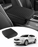 Shademax Custom Fit for Center Console Cover Acura MDX 2022 2023 2024 2025 2026 Accessories Armrest Cover Center Console Pad PU Leather Armrest Seat Box Cover Protector Anti-Scratch Black