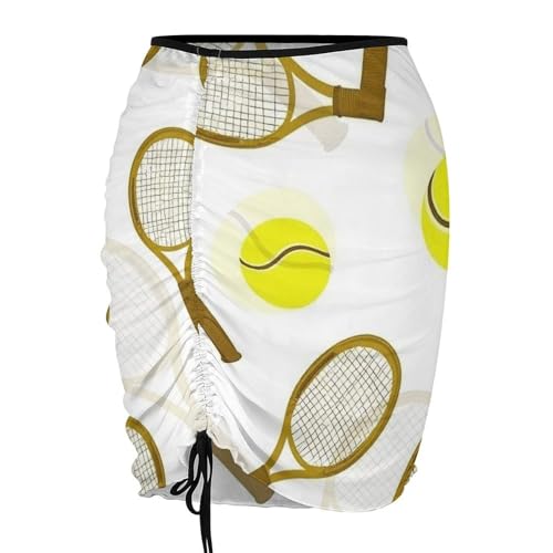 Women's Swimsuit Cover-Up Beach Bikini Wrap Short Skirt Scarf4