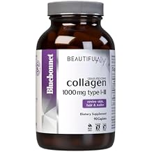 Bluebonnet Nutrition كبسولات Ally Collagen الجميلة ، الكولاجين المتحلل من الأبقار التي تتغذى على العشب ، نوع ببتيدات الكولاجين 1 & 3 ، غير معدلة وراثيًا ، خالية من الغلوتين ، خالية من الصويا ، خالية من الحليب ، 90 كبسولة ، 90 يومًا