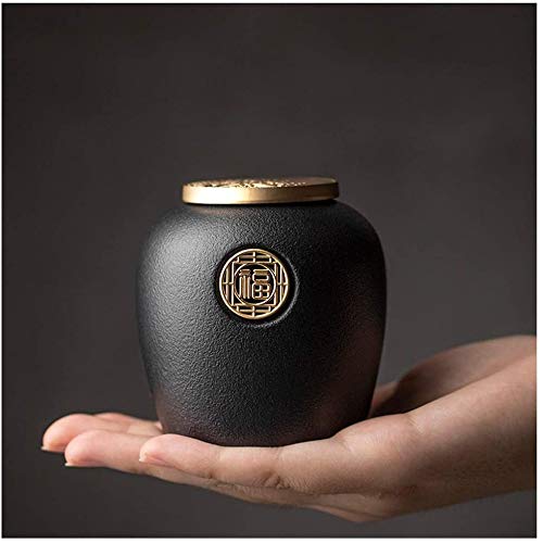 KJSAFD Urnes de crémation en céramique pour Adultes, Petites Urnes commémoratives pour Les...