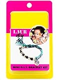 LaurDIY Purple Teal Cord Bracelet MINI DIY KIT, Multicolor
