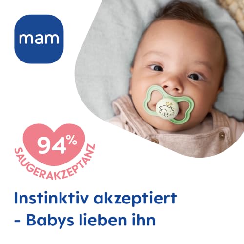 MAM Air Night Schnuller, 16+ Monate, Mond/Universum, 2 Stück – Ansicht 4