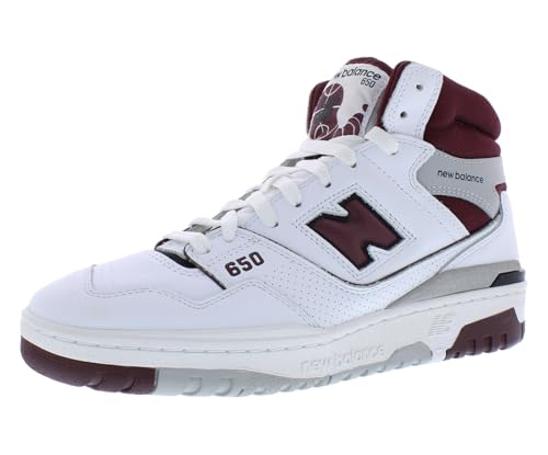 Image of New Balance 650 Mens Shoes Size 8.5, Color: White /Purple