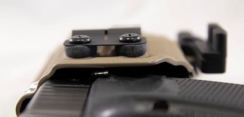 Miniatura 3 de FDO Industries IWB - Funda Kydex compatible con Glock 19, 23, 32 con TLR7 Discreet Carry Concepts de 1.5 pulgadas, clip de engranaje monobloque de