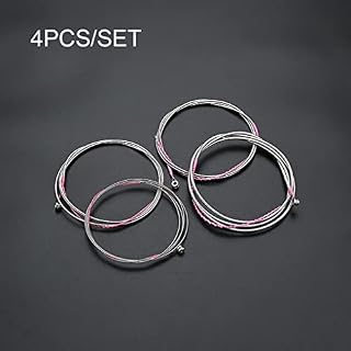 UIKEEYUIS Lot de 4 cordes pour guitare basse 4 cordes pour instrument à cordes. - Les Beatles, Paul McCartney, John Lennon, RIngo Starr, George Harrison UIKEEYUIS Lot de 4 cordes pour guitare basse 4 cordes pour instrument à cordes. – Image 5