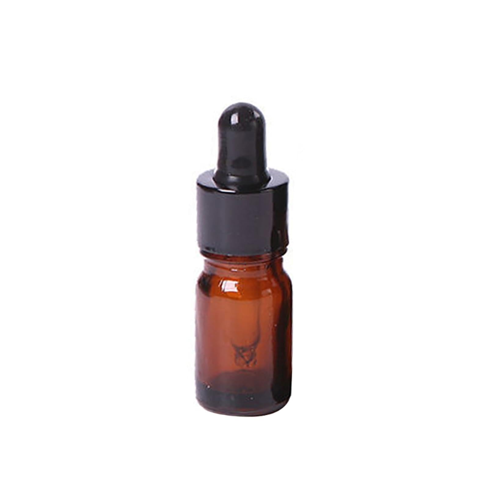 matumou 5ml-100ml Mini Amber Glass Liquid Reagent Bottle Eye Dropper Empty
