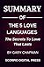 Summary Of The 5 Love Languages : The Secrets To Love That Lasts By Gary Chapman