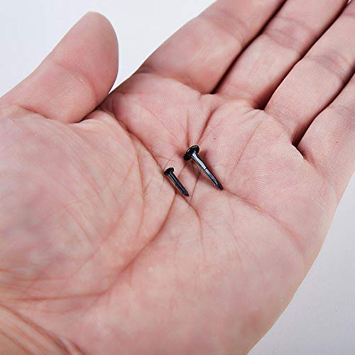 Clavos de acero al carbono DATMXXD, 90 piezas, 10 mm de largo miniatura 4
