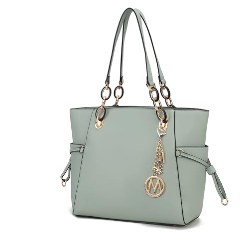 Image of MKF Collection Shoulder Bag Handbag for Women, Vegan Leather Satchel Bag ladies Tote Bag, Top-Handle Purse by Mia K