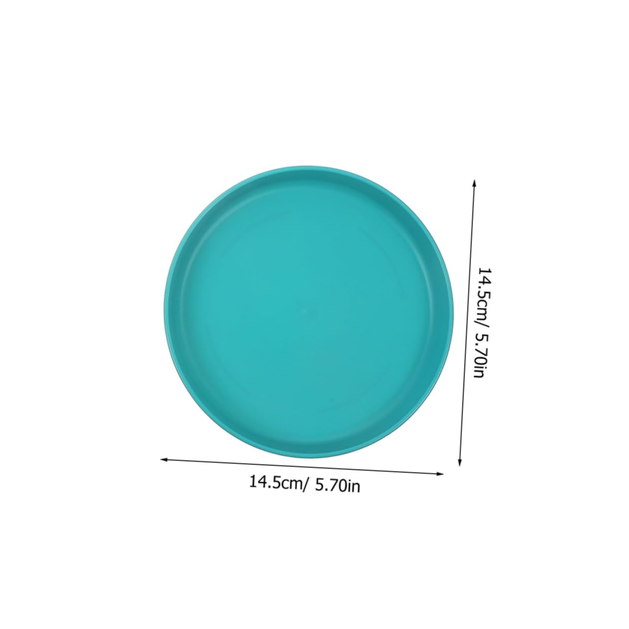 Mikikit 8pcs Shallow Cat Dish for Kittens Short Legged Cats Whisker Friendly Plastic Flat Bowls for Dry Wet Food Treats