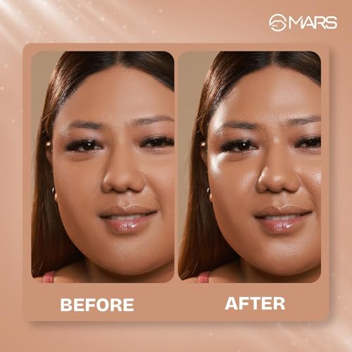 Image of MARS God's Glow Illuminator Highlighter (30ml) (04-HONEY) | Hyaluronic Acid, Green Tea & Rosemary Extract | Sheer Coverage | Light-Weight | Flawless Natural Look