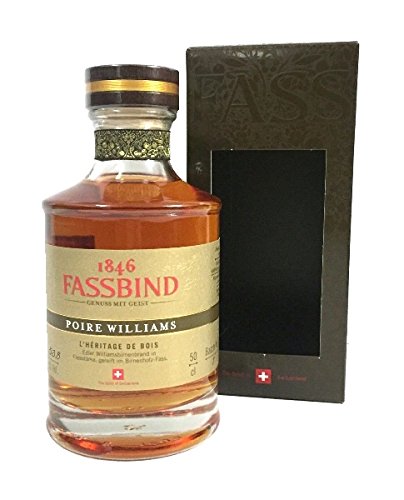 Fassbind Poire Williams L' Heritage de Bois Obstbrand 53,8% 0,5 l Flasche