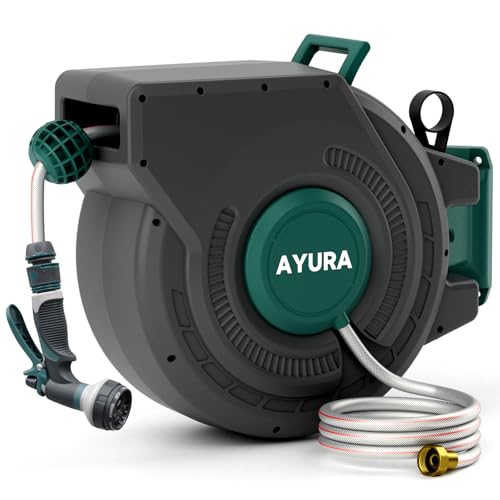 AYURA Garden Hose Reels 130 ft x 5/8 inch for Outside
