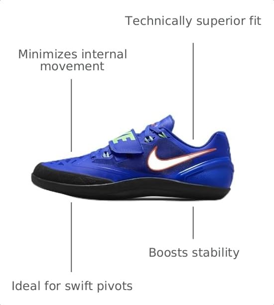 Image of Zoom Rotational 6 Unisex Shoes (Racer Blue, White, Safety Orange, Black) by Nike