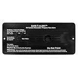 Safe-T-Alert by MTI Industries 35-742-BL Dual LP/CO Alarm-12V, 35 Series Flush Mount, Black