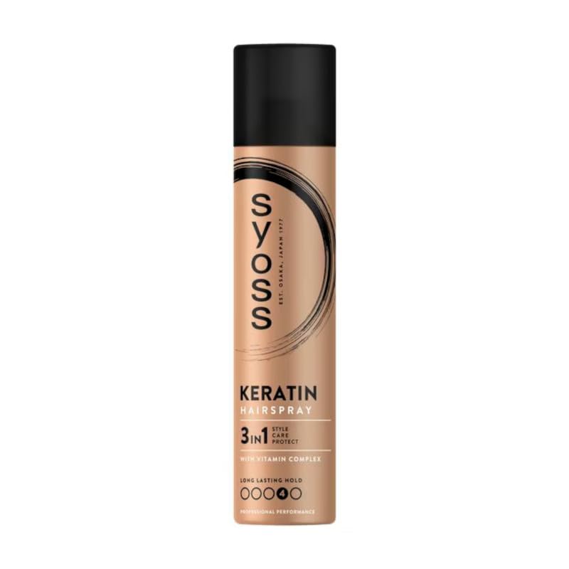 Spray kératine Syoss 300 ml le geste coiffage du matin