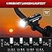 MONTOP StVZO Zugelassen Fahrradlicht Set【2022 Model】 100LUX Super Hell LED Fahrradbeleuchtung...
