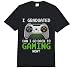 Can I Go Back to Gaming Funny Graduation Gamer for Boys Kids Comfort Colors Adult Heavyweight T-Shirt