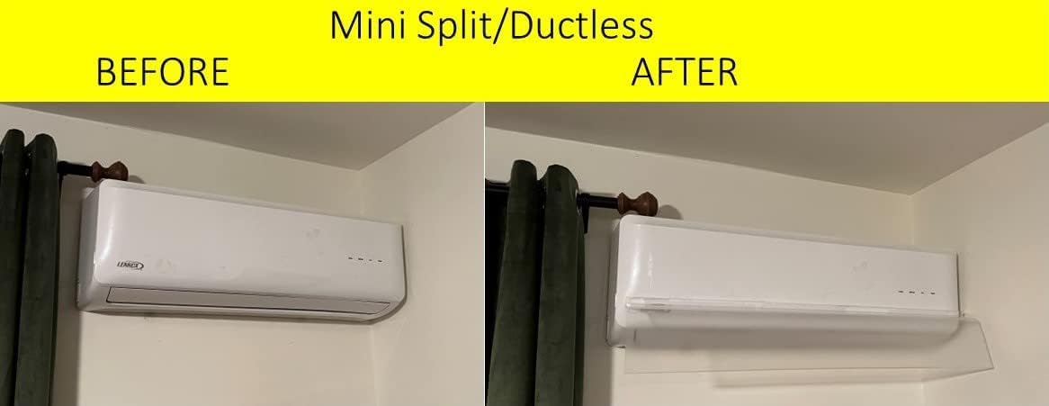 Mini Split/Ductless Air Conditioner Air Deflector