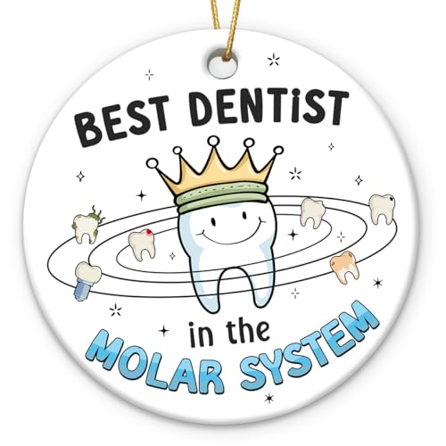Dentist Christmas Ornaments 2025 - Dental Hygienist Gifts for Women, Men, Coworkers,...