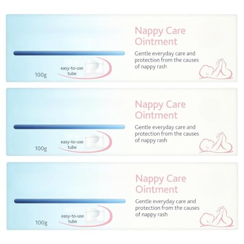 Baby Nappy Care Protective Ointment for Diaper Area Skin Care, 100g Each (Pack of 3)